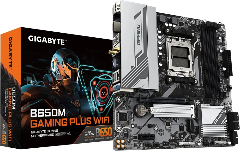 Gigabyte B650M GAMING PLUS Wi-Fi AMD B650 AM5 ATX alaplap
