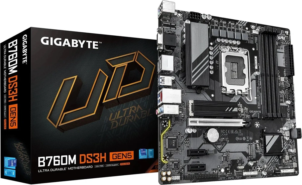 Gigabyte B760M DS3H GEN5 Intel B760 LGA1700 mATX alaplap