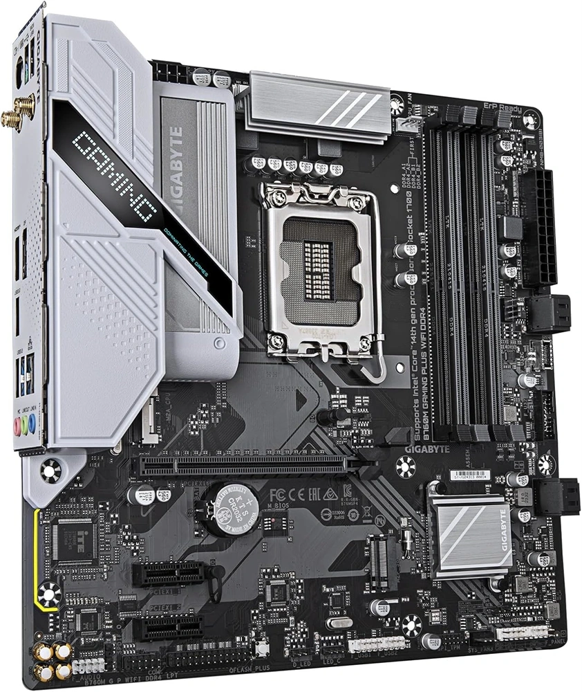 Gigabyte B760M GAMING PLUS Wi-Fi Intel B760 LGA1700 mATX alaplap