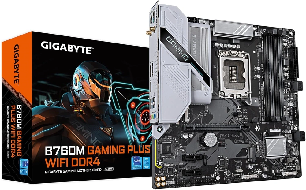 Gigabyte B760M GAMING PLUS Wi-Fi Intel B760 LGA1700 mATX alaplap