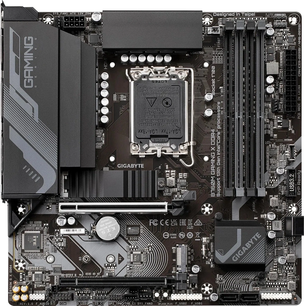 Gigabyte B760M GAMING X DDR4 desktop alaplap microATX
