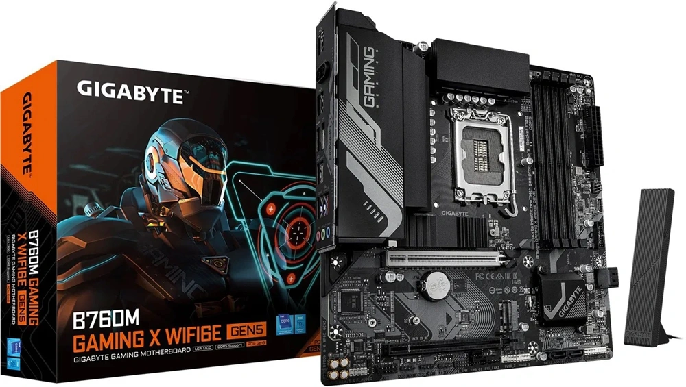 Gigabyte B760M GAMING X Wi-Fi Intel B760 LGA1700 mATX alaplap