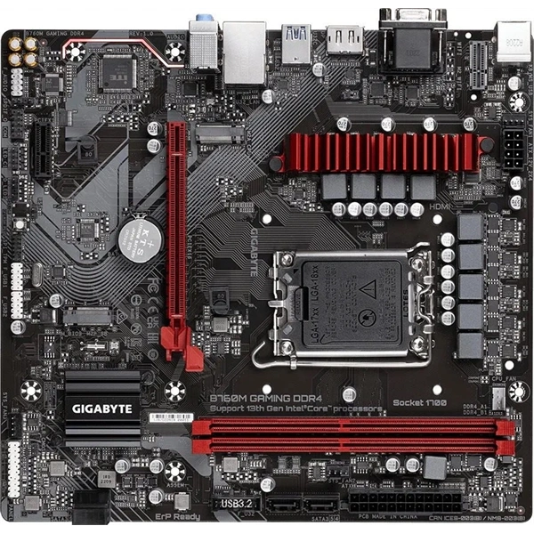 Gigabyte B760M Gaming Intel B760 LGA1700 mATX alaplap