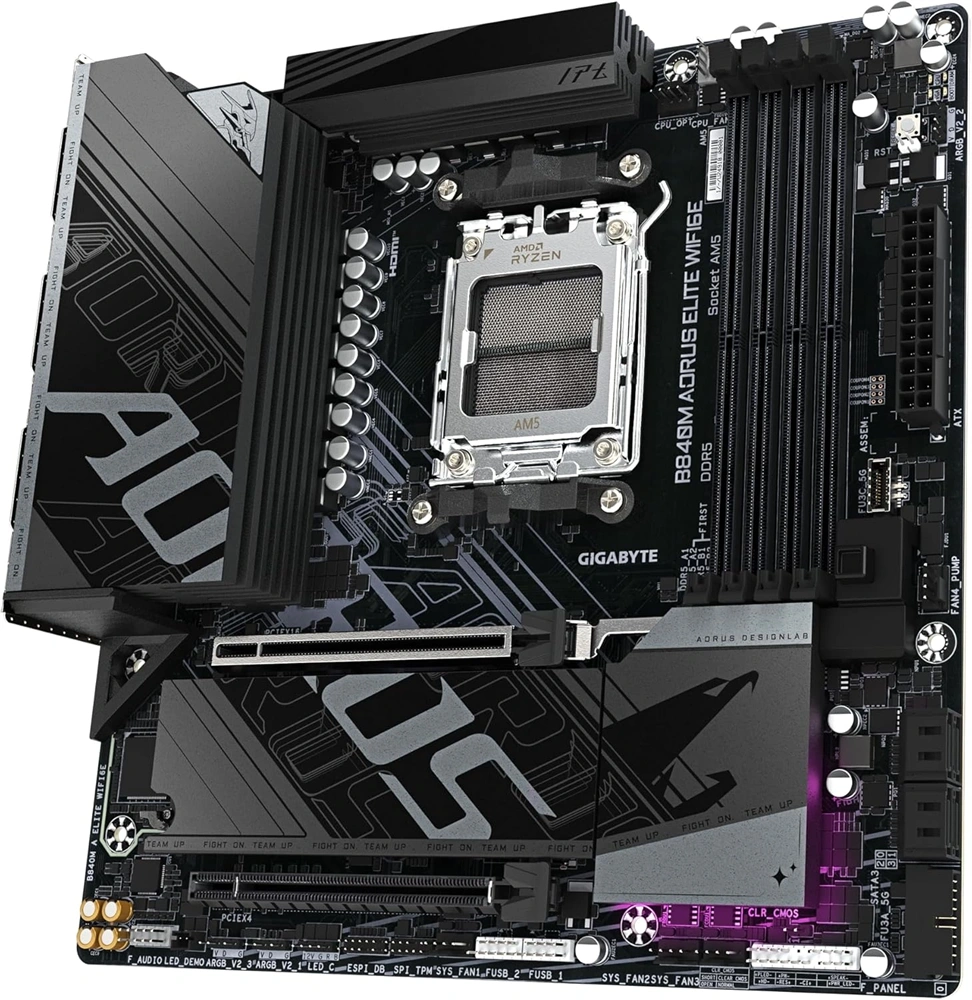 Gigabyte B840M AORUS ELITE Wi-Fi AMD B840 AM5 mATX alaplap