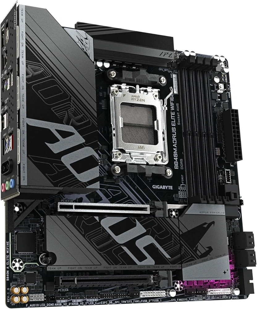 Gigabyte B840M AORUS ELITE Wi-Fi AMD B840 AM5 mATX alaplap