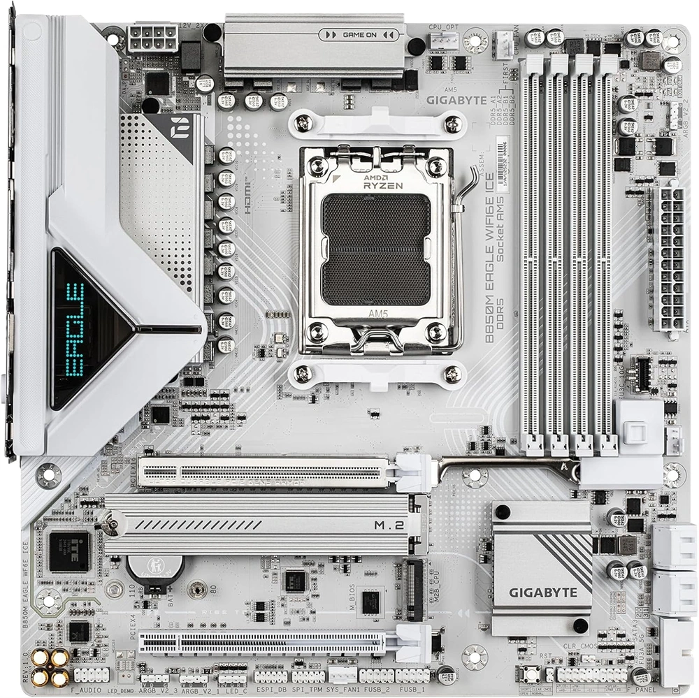 Gigabyte B850M EAGLE ICE Wi-Fi AMD B850 AM5 mATX alaplap