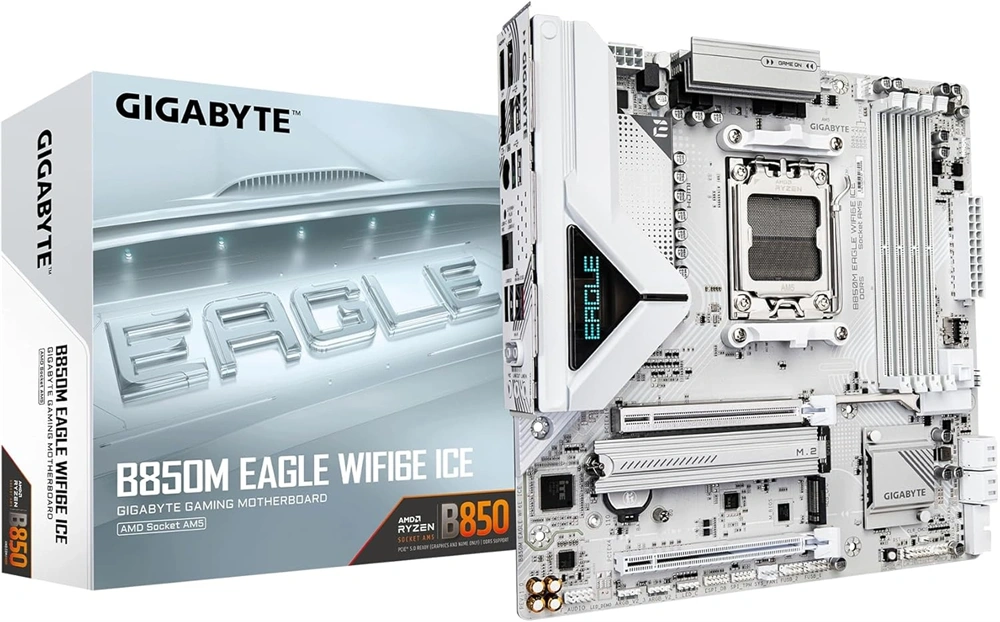 Gigabyte B850M EAGLE ICE Wi-Fi AMD B850 AM5 mATX alaplap