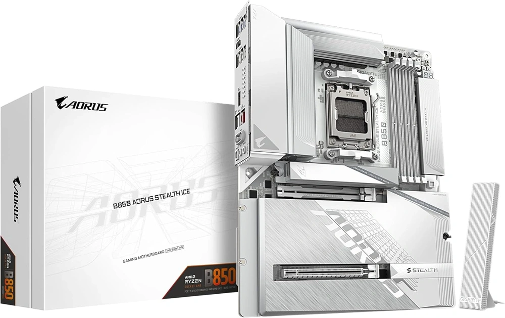 Gigabyte B850 AORUS STEALTH ICE AMD B850 AM5 ATX alaplap