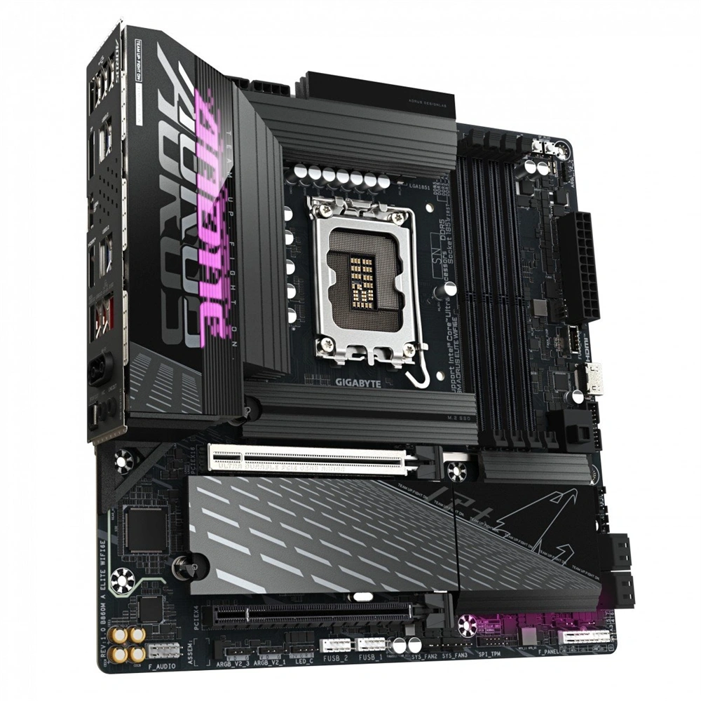 Gigabyte B860M Aorus Elite Wi-Fi Intel B860M LGA1851 mATX alaplap