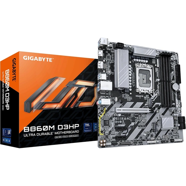 Gigabyte B860M D3HP Wi-Fi Intel B860M LGA1851 mATX alaplap