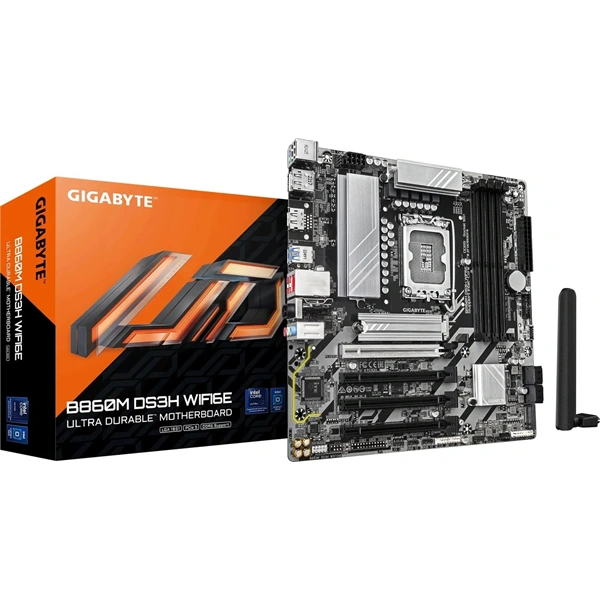 Gigabyte B860M DS3H Wi-Fi Intel B860M LGA1851 mATX alaplap