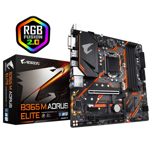 Gigabyte GA-B365M AORUS ELITE Intel B365 LGA1151 mATX alaplap