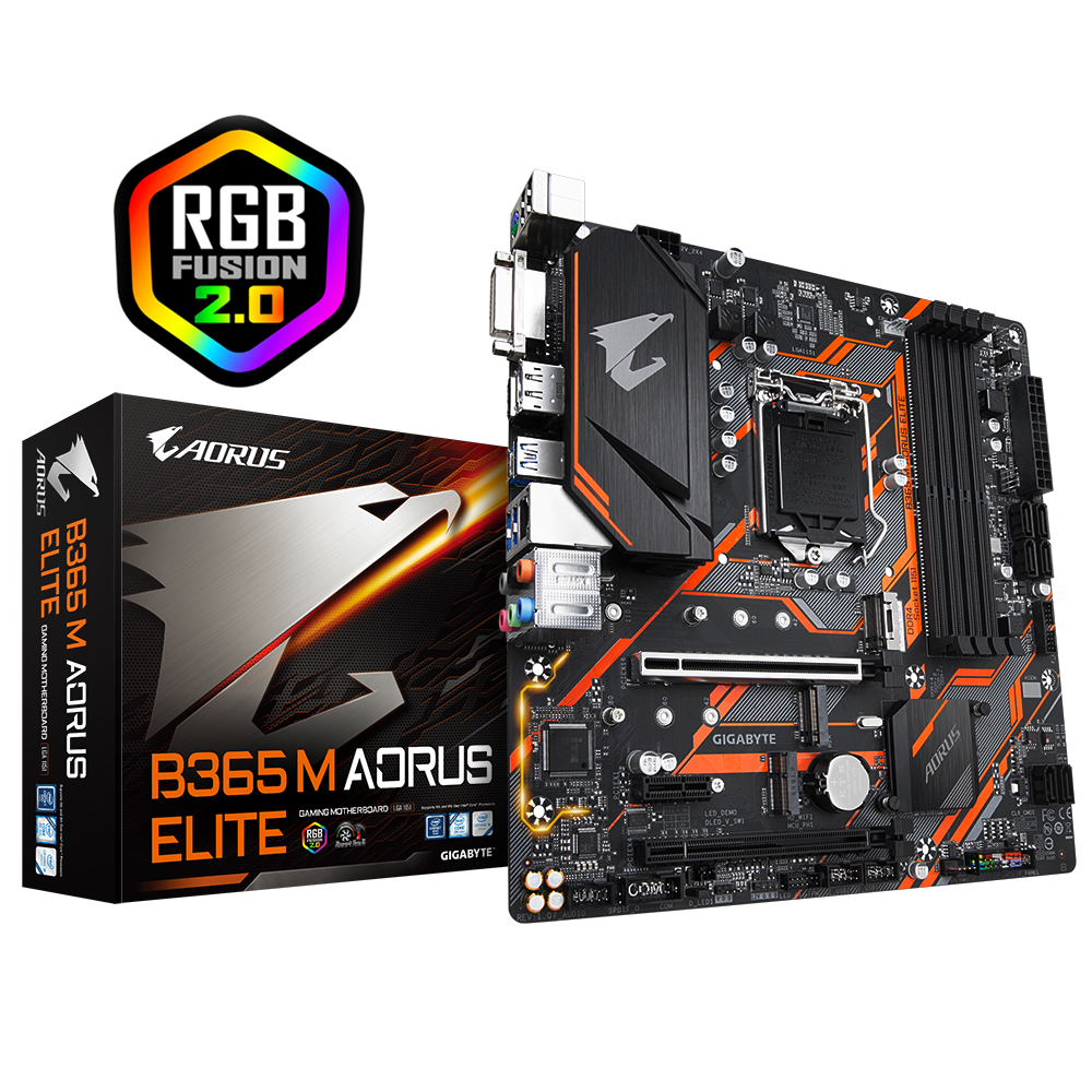 Gigabyte GA-B365M AORUS ELITE Intel B365 LGA1151 mATX alaplap