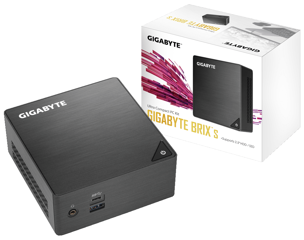 Gigabyte GB-BLCE-4105-BWEK Brix Intel barebone mini asztali PC