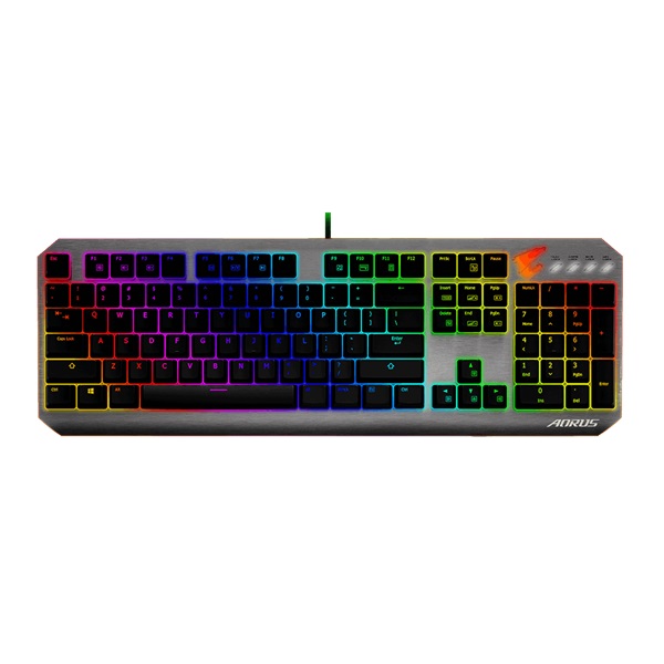 Gigabyte GK-AORUS K7-HU HUN szürke billentyűzet