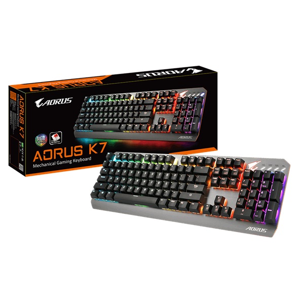 Gigabyte GK-AORUS K7-HU HUN szürke billentyűzet