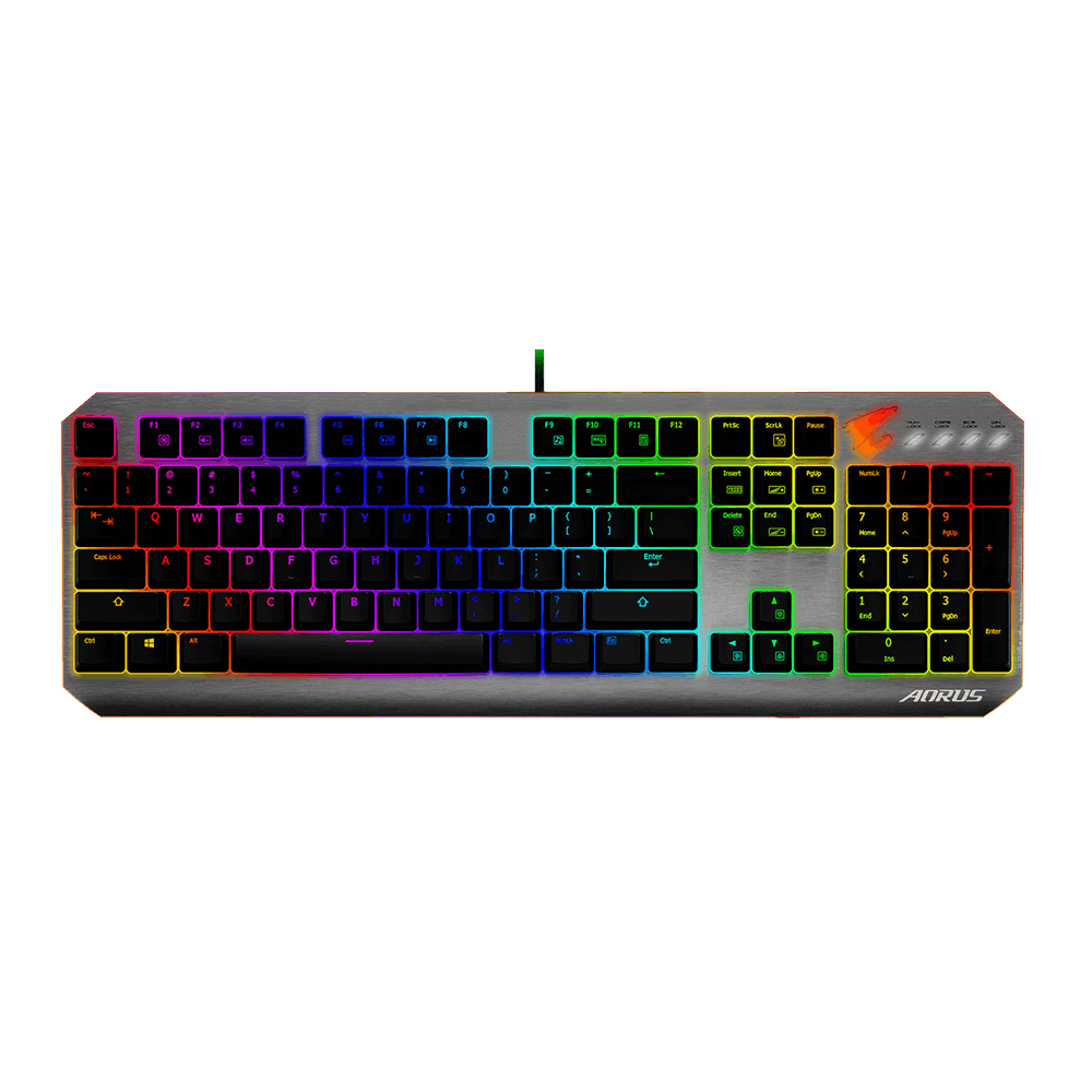 Gigabyte GK-AORUS K7-HU HUN szürke billentyűzet