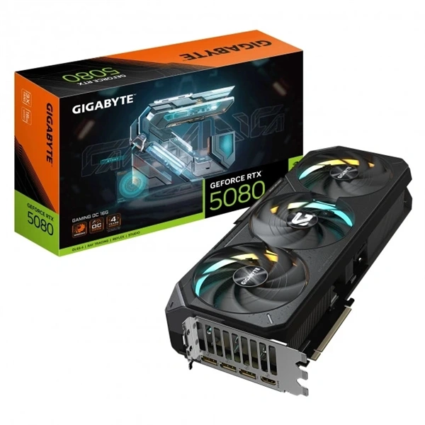 Gigabyte GV-N5080GAMINGOC-16GD RTX 5080 Gaming OC 16GB videókártya