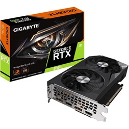 Gigabyte GeForce RTX 3060 WindForce2 OC nVidia 12GB GDDR6 192bit PCIe videókártya