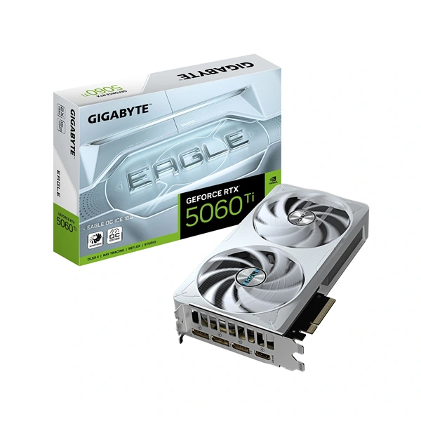 Gigabyte GeForce RTX 5060 Ti Eagle OC ICE 16GB GDDR6 videókártya
