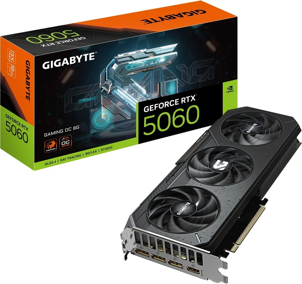 Gigabyte GeForce RTX 5060 GAMING OC nVidia 8GB DDR7 128bit PCIe videókártya