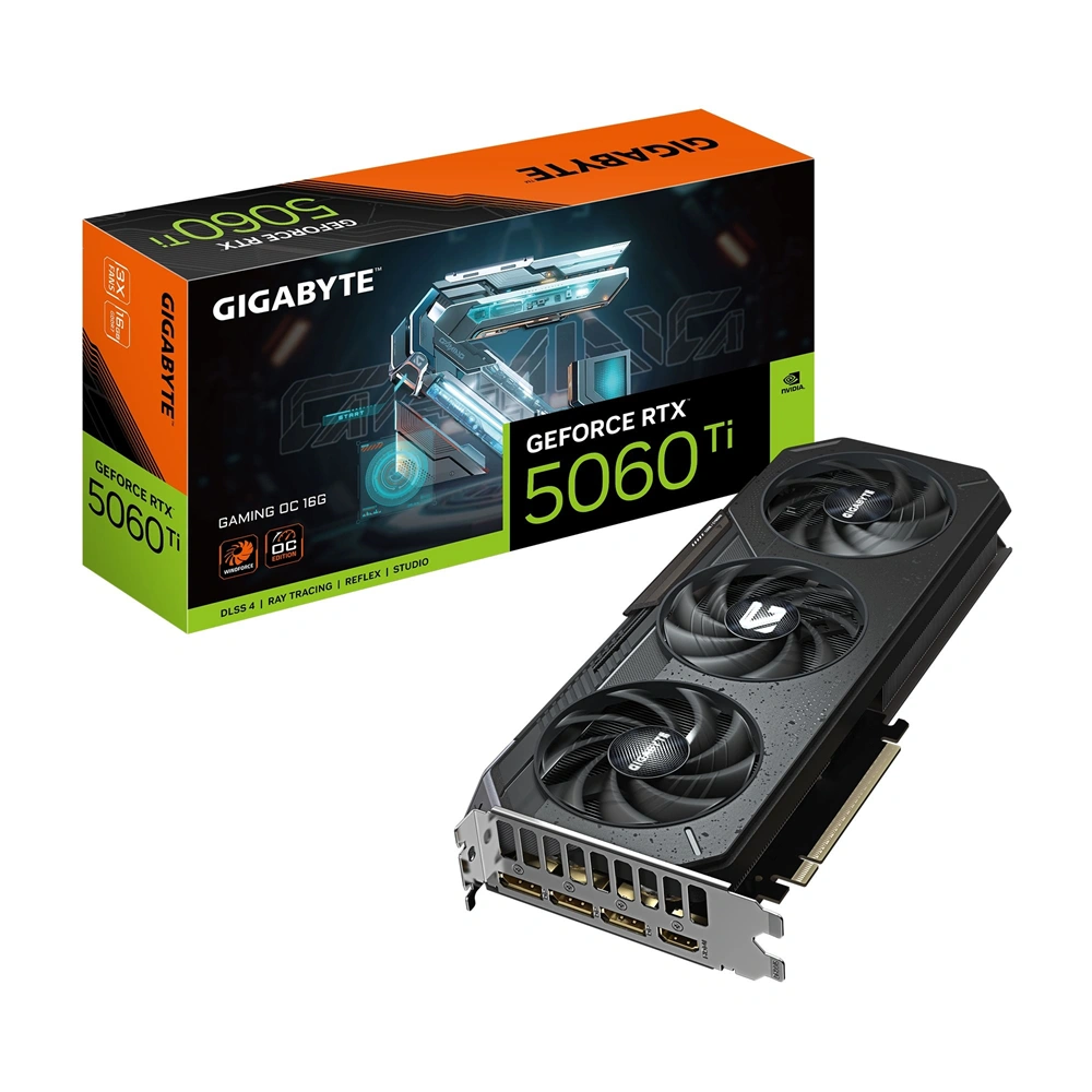Gigabyte GeForce RTX 5060 Ti Gaming OC 16GB GDDR6 videókártya