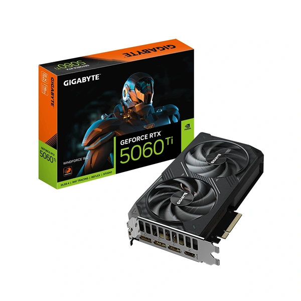 Gigabyte GeForce RTX 5060 Ti Windforce 16GB GDDR6 videókártya