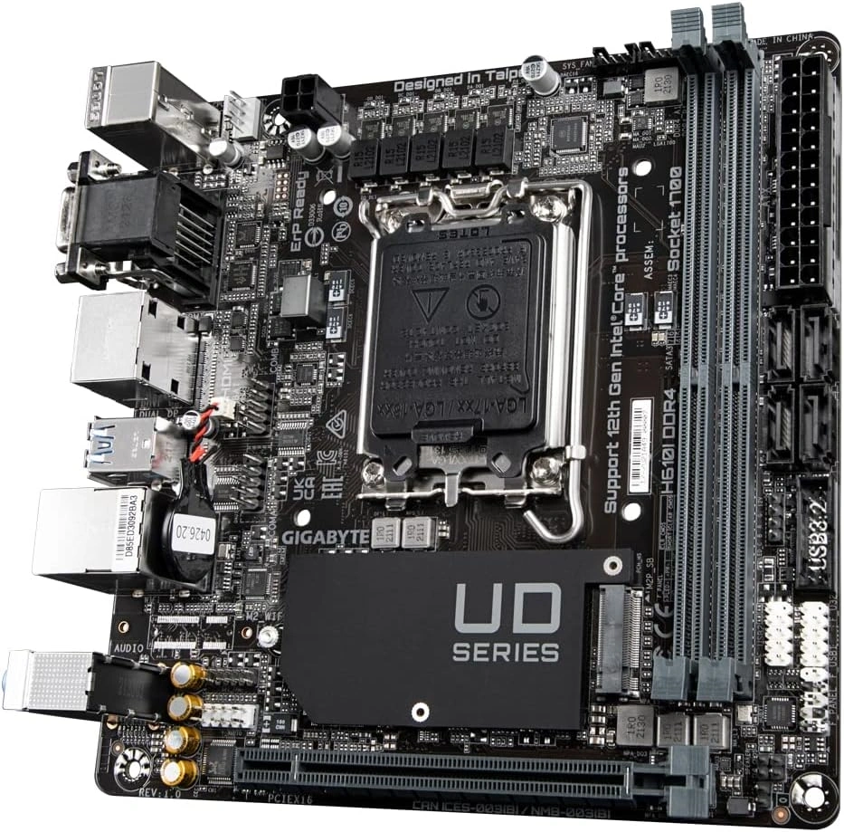 Gigabyte H610I DDR4 INTEL H610 S1700 mini-ITX alaplap