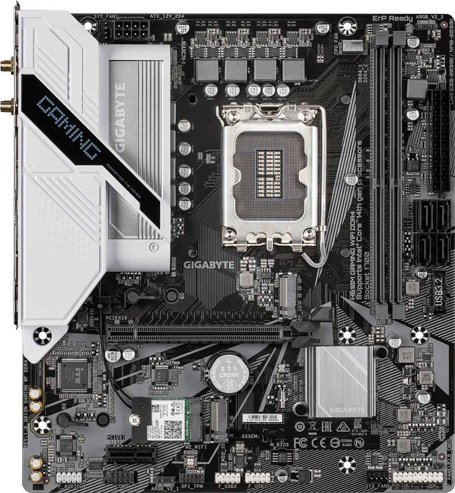 Gigabyte H610M GAMING Wi-Fi Intel H610 LGA1700 mATX alaplap