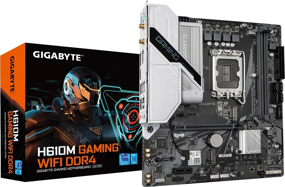 Gigabyte H610M GAMING Wi-Fi Intel H610 LGA1700 mATX alaplap