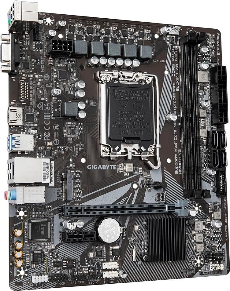 Gigabyte H610M H V2 Intel H610 LGA1700 mATX alaplap