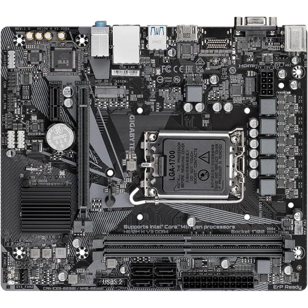 Gigabyte H610M H V3 Intel H610 LGA1700 mATX alaplap