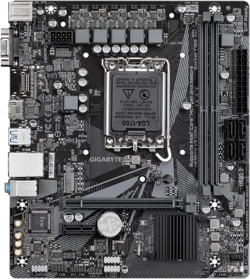 Gigabyte H610M H V3 Intel H610 LGA1700 mATX alaplap