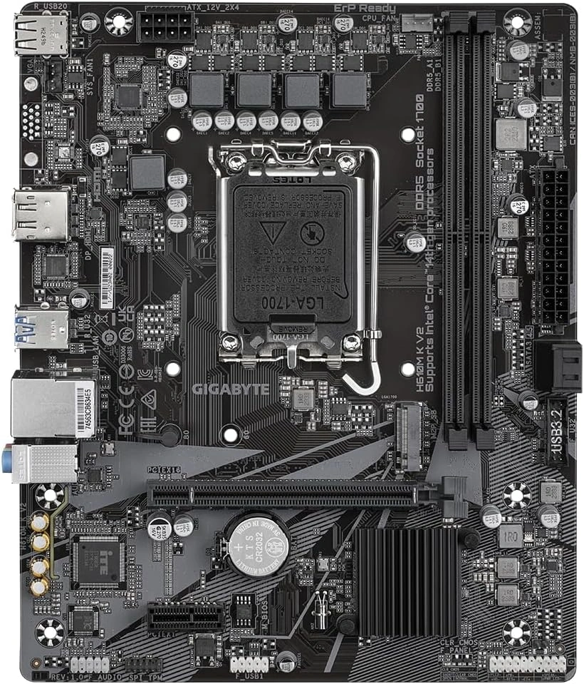 Gigabyte H610M K V2 Intel H610 LGA1700 mATX alaplap