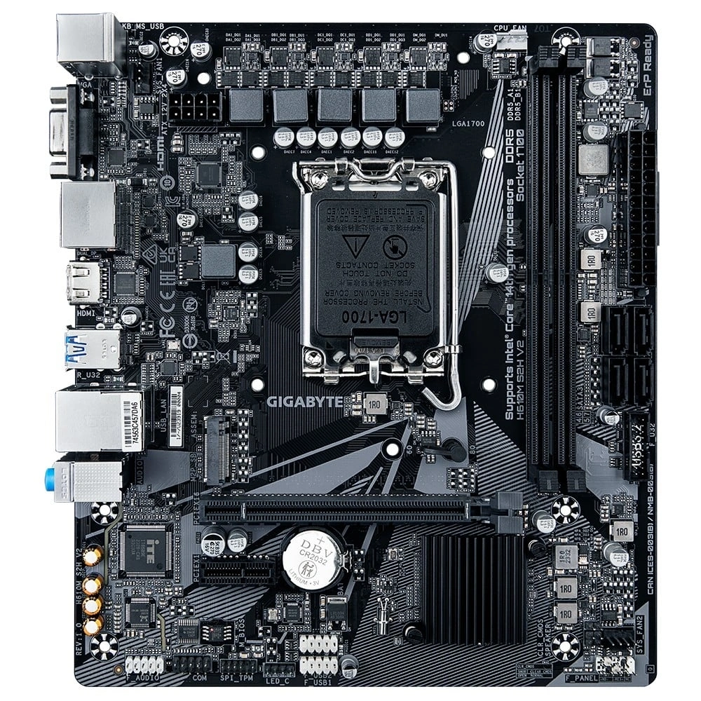 Gigabyte H610M S2H V2 Intel H610 LGA1700 mATX alaplap