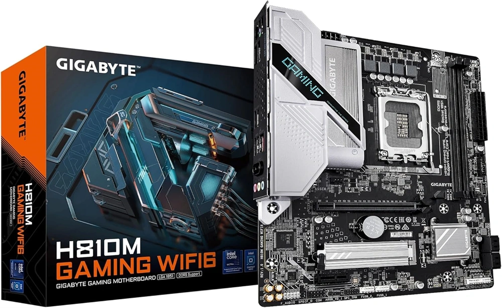 Gigabyte H810M GAMING Wi-Fi Intel H810 LGA1851 mATX alaplap