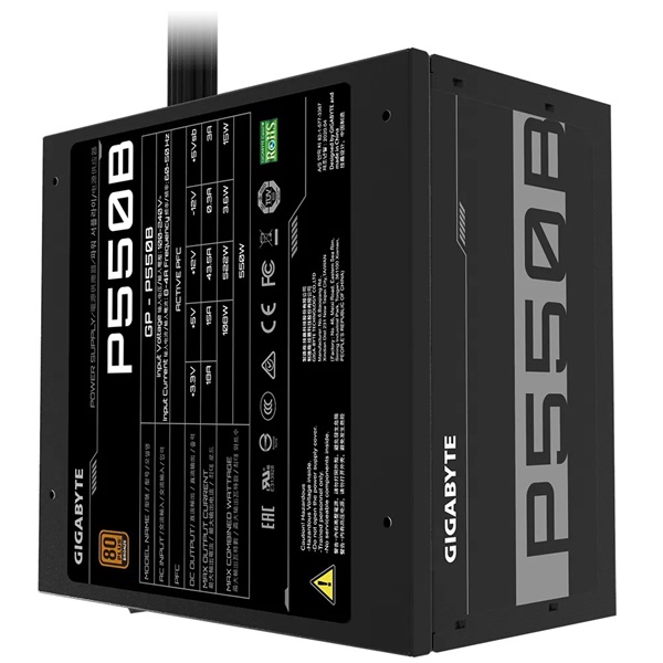 Gigabyte P550B 550W tápegység