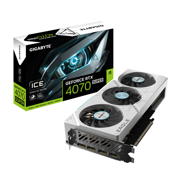 Gigabyte RTX 4070 SUPER nVidia 12GB DDR6X PCIe videókártya