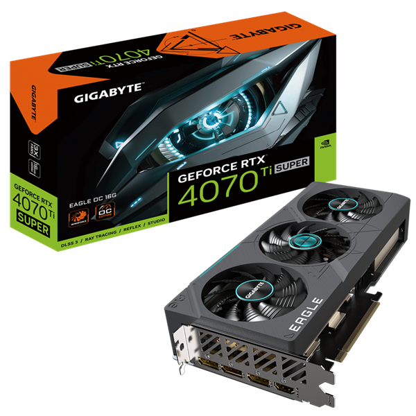 Gigabyte RTX 4070 Ti SUPER nVidia 16GB DDR6X PCIe videókártya
