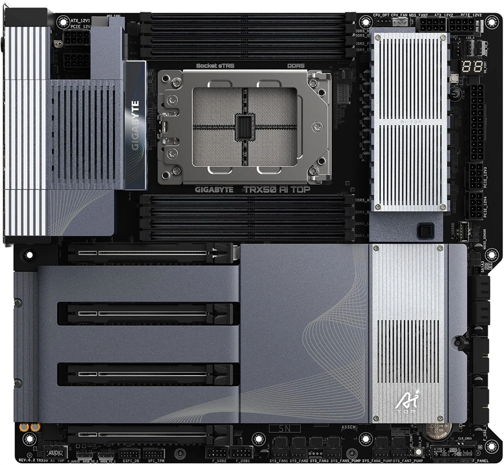 Gigabyte TRX50 AI TOP-2B AMD TR5 TRX50 E-ATX alaplap