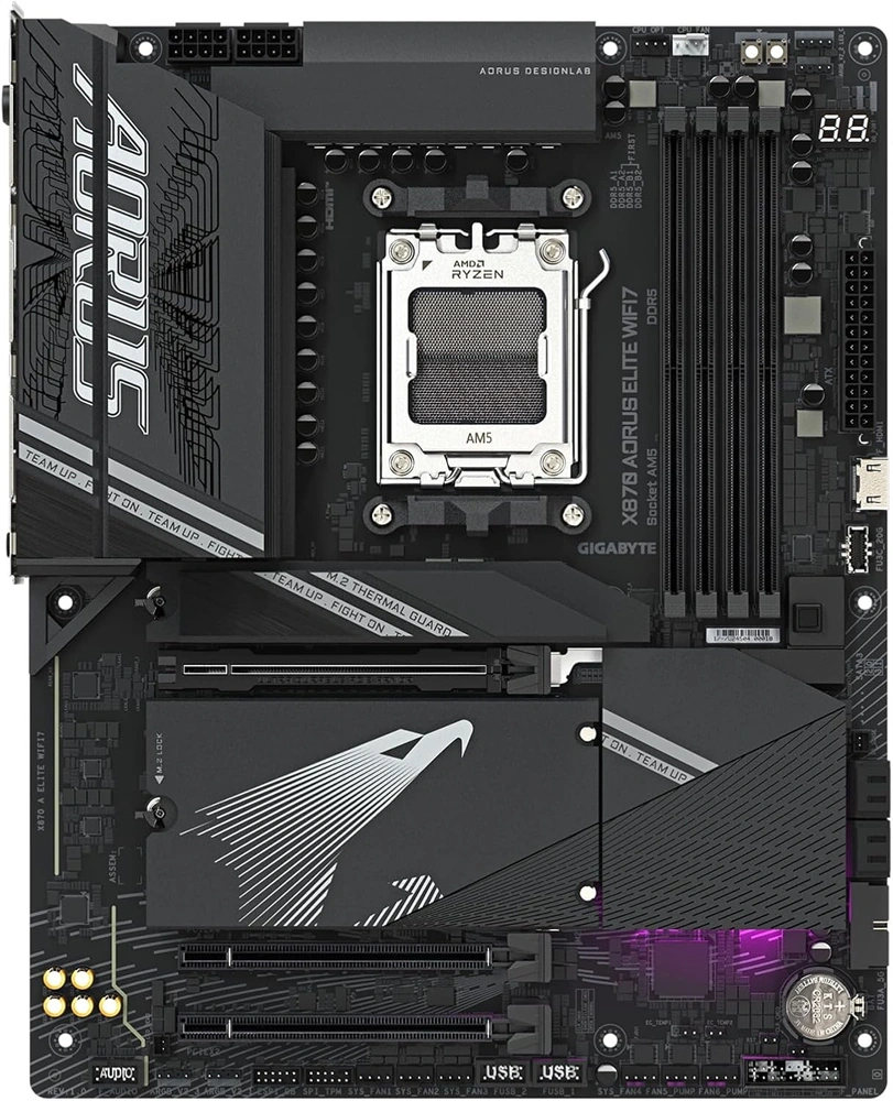 Gigabyte X870M AORUS ELITE Wi-Fi AMD AM5 mATX alaplap