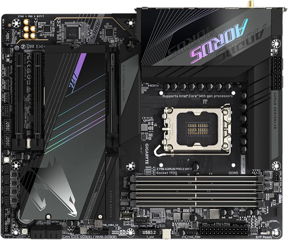 Gigabyte Z790 Aorus Pro X Wi-Fi Intel Z790 LGA1700 ATX alaplap