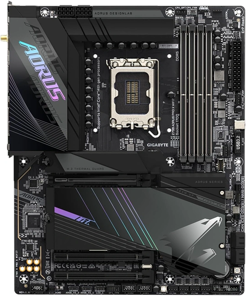 Gigabyte Z790 Aorus Pro X Wi-Fi Intel Z790 LGA1700 ATX alaplap