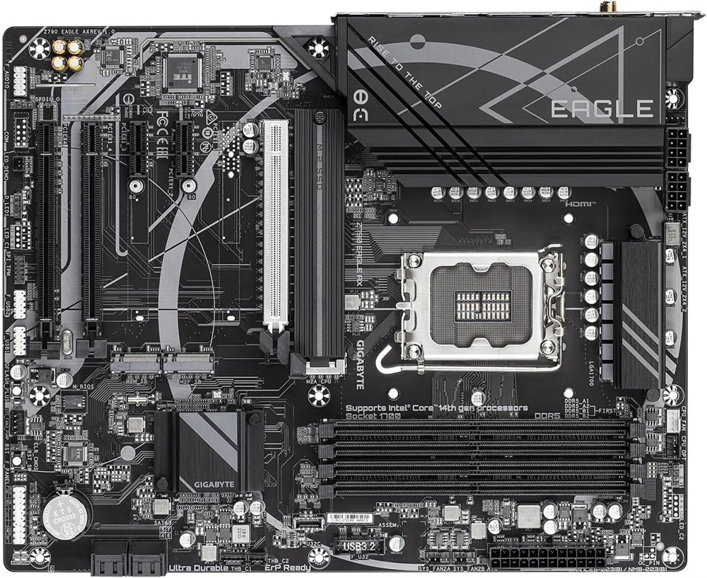Gigabyte Z790 Eagle AX Intel Z790 LGA1700 ATX alaplap