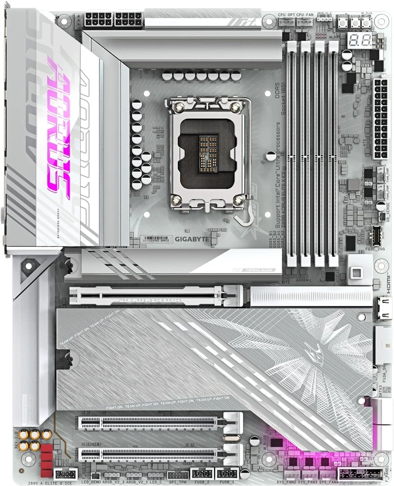 Gigabyte Z890 AORUS ELITE X ICE Intel Z890 LGA1851 ATX alaplap
