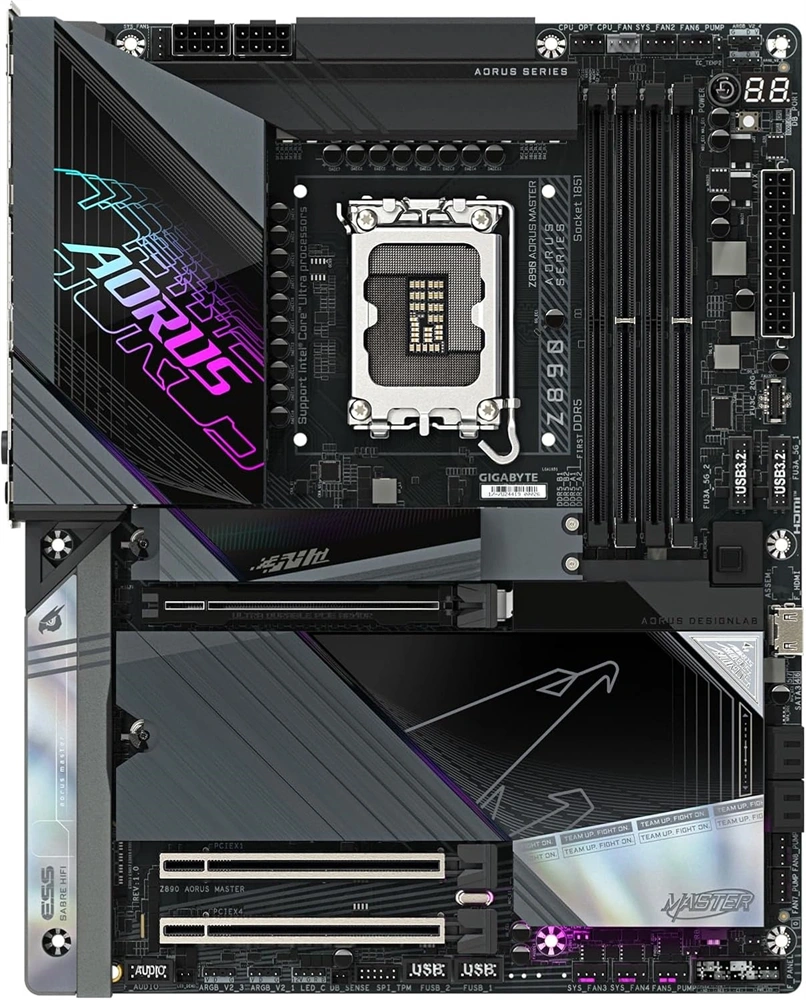 Gigabyte Z890 AORUS MASTER Intel Z890 LGA1851 ATX alaplap