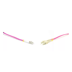 Gigalight Duplex optikai patch kábel 2xSC + 2xLC csatlakozóval, 50/125 OM4 LSZH, 10 m