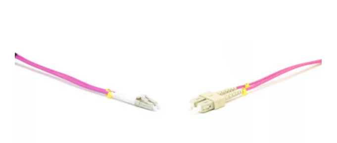 Gigalight Duplex optikai patch kábel 2xSC + 2xLC csatlakozóval, 50/125 OM4 LSZH, 3 m