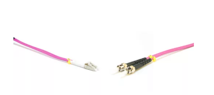 Gigalight Duplex optikai patch kábel 2xST/UPC + 2xLC/UPC csatlakozóval, 50/125 OM4 LSZH, 5 m