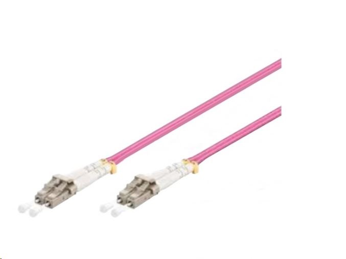 Gigalight Duplex optikai patch kábel 4xLC csatlakozóval, 50/125 OM4 LSZH, 20 m
